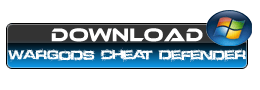 WarGods Cheat Defender compatible with Windows Vista