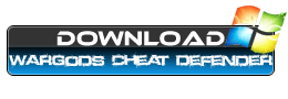 WarGods Cheat Defender compatible with Windows 7